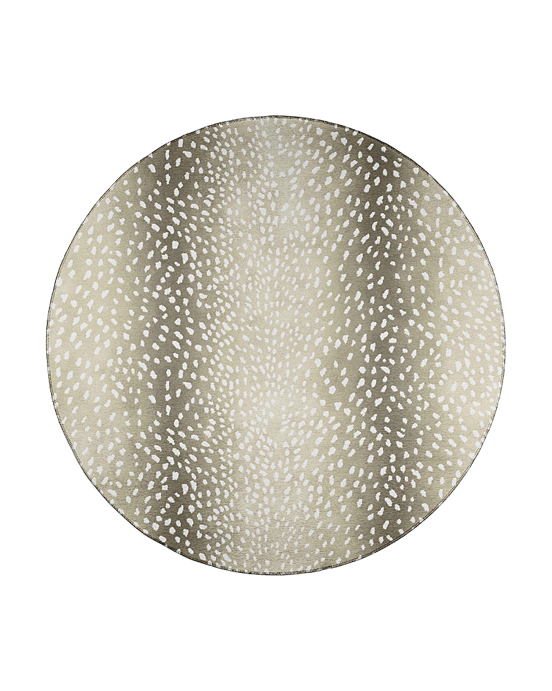 Dalyn Rug Company Rug Company Mali Ml3 Round Area Rug, 8' X 8' In Tan/ Beige