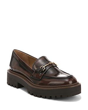 Shop Sam Edelman Women's Laurs Platform Loafers In Chestnut Croc