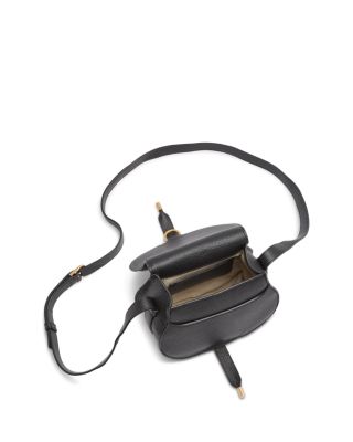 Marcie Small Leather Saddle Bag