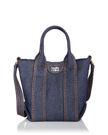 See by Chlo&eacute; - Laetizia Mini Denim Tote
