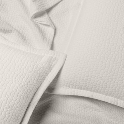 Signature Pebbled Matelass&eacute; King Sham, Single