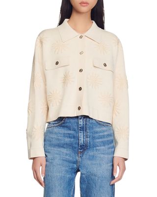 Sandro Spring Floral Embroidered 
