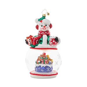 Christopher Radko Chilly And Cheery Snowman Ornament