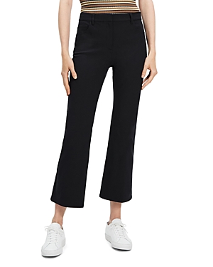 THEORY CROPPED KICK FLARE PANTS