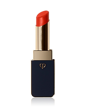 Shop Clé De Peau Beauté Cle De Peau Beaute Lipstick Shine In 214 Red-orange Rebel