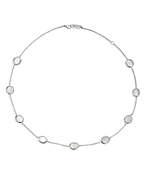 Shop Ippolita Sterling Silver Rock Candy Mother Of Pearl Collar Necklace, 18 In White/silver