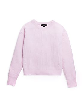 AQUA - Girls' Solid Cashmere Sweater, Big Kid - 100% Exclusive