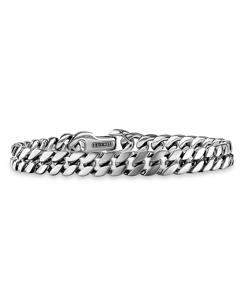 David Yurman Men's Curb Chain Bracelet in Sterling Silver, 8mm
