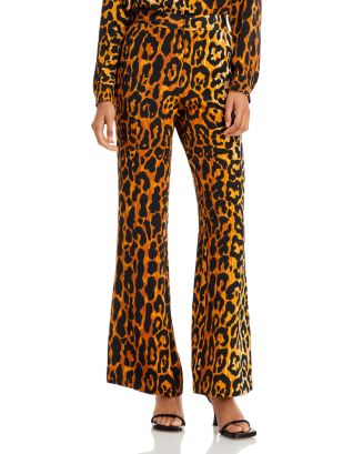 Libertine Leopardo Flare Leg Pants | Bloomingdale's