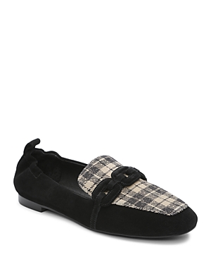 Sanctuary Women's Blast Slip On Loafer Flats In Black/oatmeal