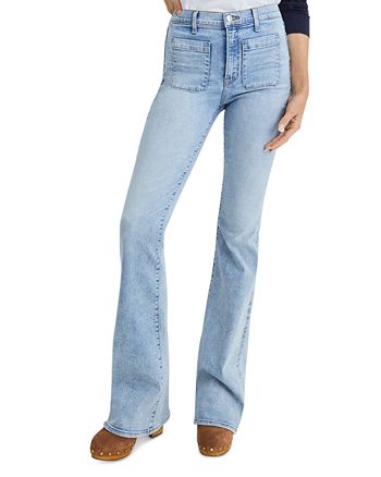 Veronica Beard Florence High Rise Flare Jeans in Cape | Bloomingdale's