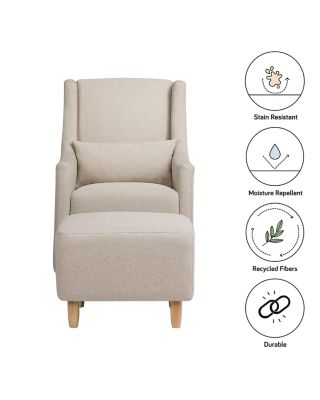 Toco Swivel Glider and Ottoman