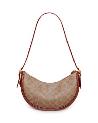 COACH - Luna Medium Signature Canvas Shoulder Bag