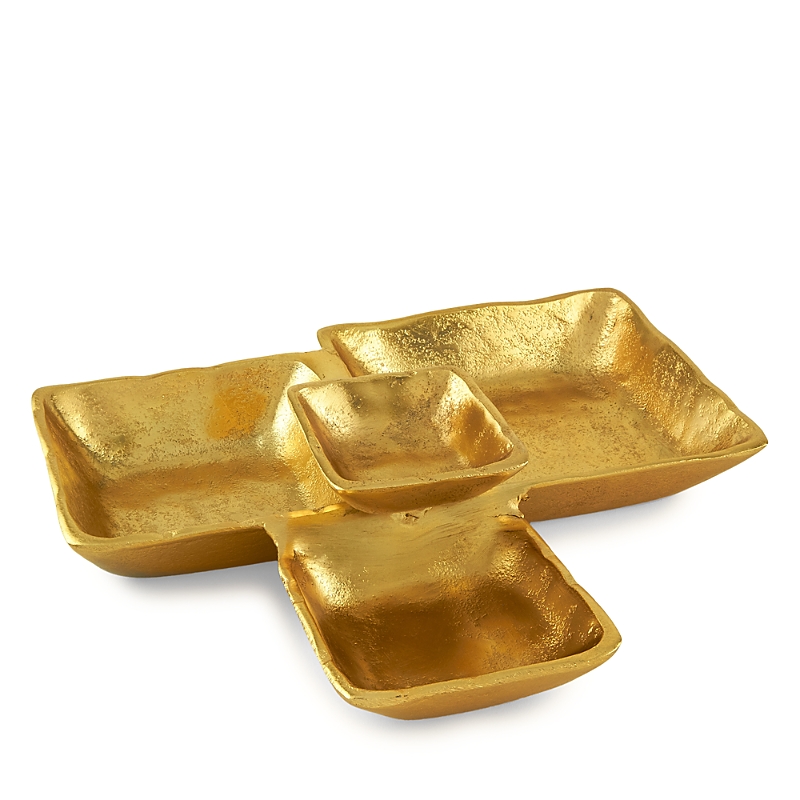 Tizo Gold Tone 4 Bowl Centerpiece In Gold