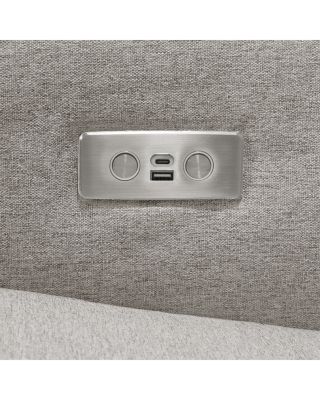 Sigi Electronic Recliner and Glider in Eco Performance Fabric with USB Port