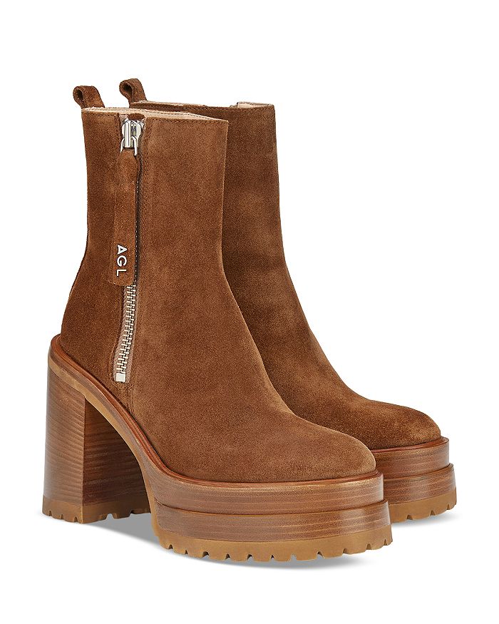 AGL Women's Tora Zip High Heel Booties Bloomingdale's