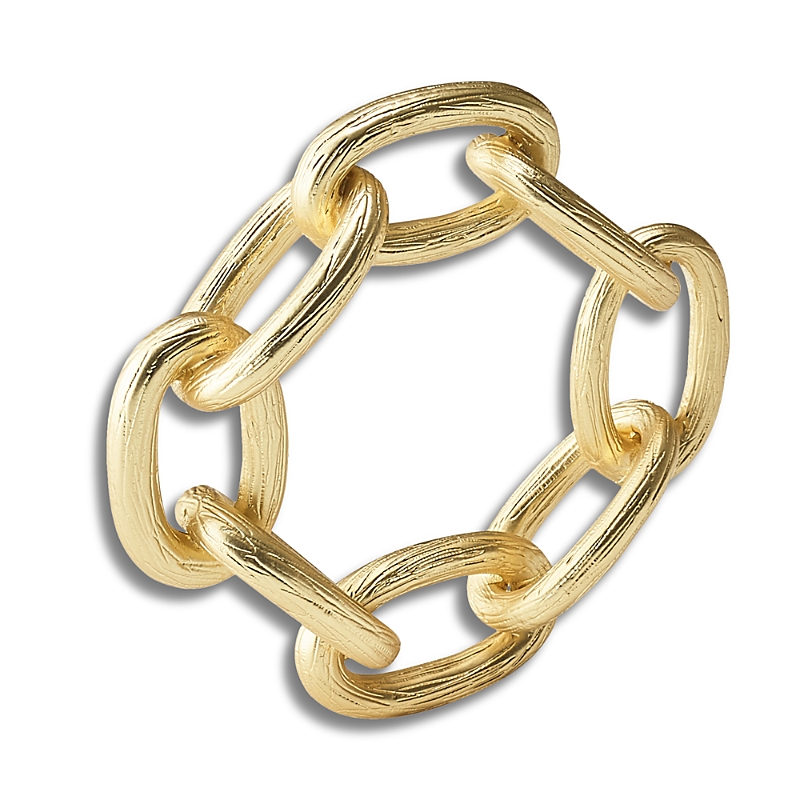 Kim Seybert Chain Link Napkin Ring In Gold