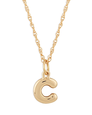Bloomingdale's Initial Pendant Necklace In 14k Yellow Gold, 18 - 100% Exclusive