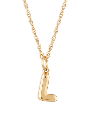 Bloomingdale's Initial Pendant Necklace In 14k Yellow Gold, 18 - 100% Exclusive