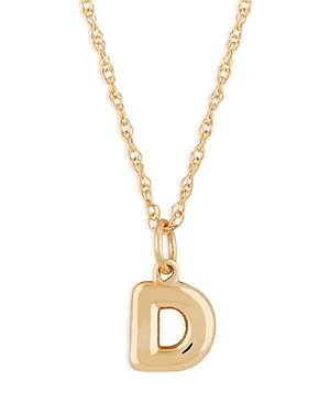 Bloomingdale's Initial Pendant Necklace In 14k Yellow Gold, 18 - 100% Exclusive