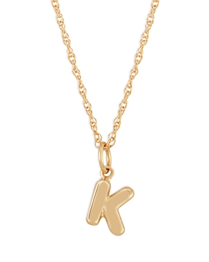 Bloomingdale's Initial Pendant Necklace In 14k Yellow Gold, 18 - 100% Exclusive
