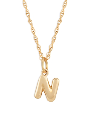 Bloomingdale's Initial Pendant Necklace In 14k Yellow Gold, 18 - 100% Exclusive
