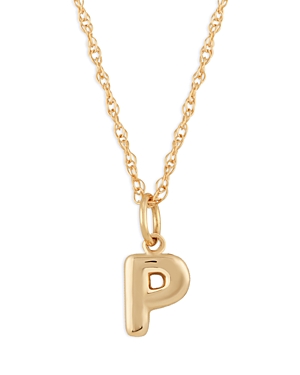 Bloomingdale's Initial Pendant Necklace In 14k Yellow Gold, 18 - 100% Exclusive