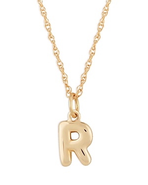 Bloomingdale's Initial Pendant Necklace In 14k Yellow Gold, 18 - 100% Exclusive In R