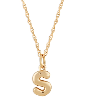 Bloomingdale's Initial Pendant Necklace In 14k Yellow Gold, 18 - 100% Exclusive