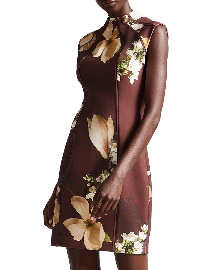 Ted Baker Ophena Flower Bodycon Dress Size 6 16-18 New main image 1