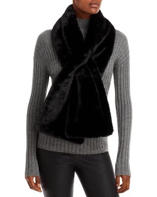 bloomingdales fur scarf