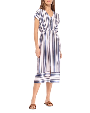 B Collection by Bobeau Stripe Midi Dress