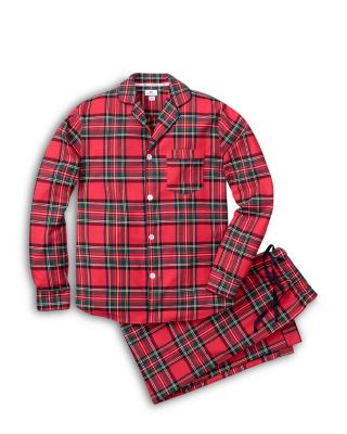 2-Pc. Imperial Tartan Flannel Pajama Set