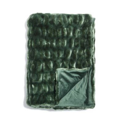 Hudson park collection discount faux fur throw