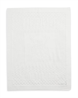 Unisex Pointelle Knit Organic Cotton Blanket - Baby