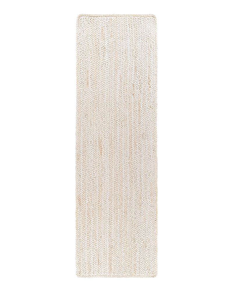 Surya Natural Braids Nbd-2301 Runner Area Rug, 2'6 X 8' In Ivory