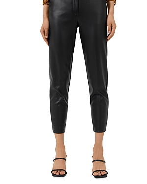 French Connection Crolenda Faux Leather Skinny Cropped Pants