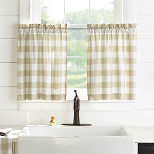 Elrene Home Fashions Farmhouse Living Buffalo Check Window Tier Pair, 24 x 30