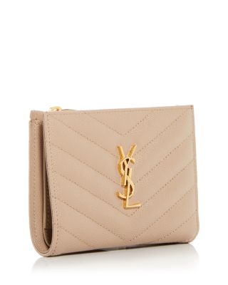 Cassandre Matelasse Fragments Zipped Bi-Fold Wallet