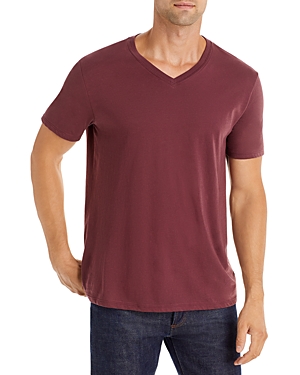 Atm Anthony Thomas Melillo V-neck Tee - 100% Exclusive In Cordovan