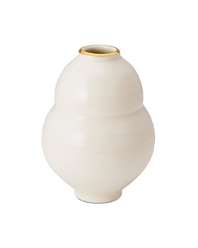 AERIN - Sancia Gourd Vase, Cream