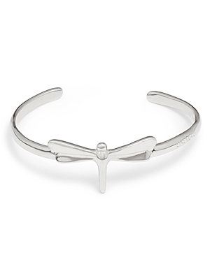 Uno De 50 Fortune Dragonfly Cuff Bracelet In Sterling Silver