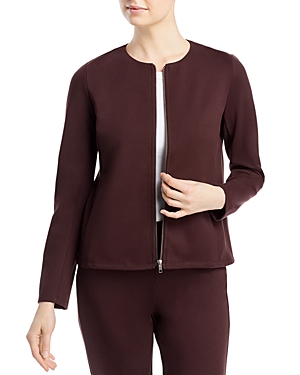 Eileen fisher round neck zip up jacket Clearance