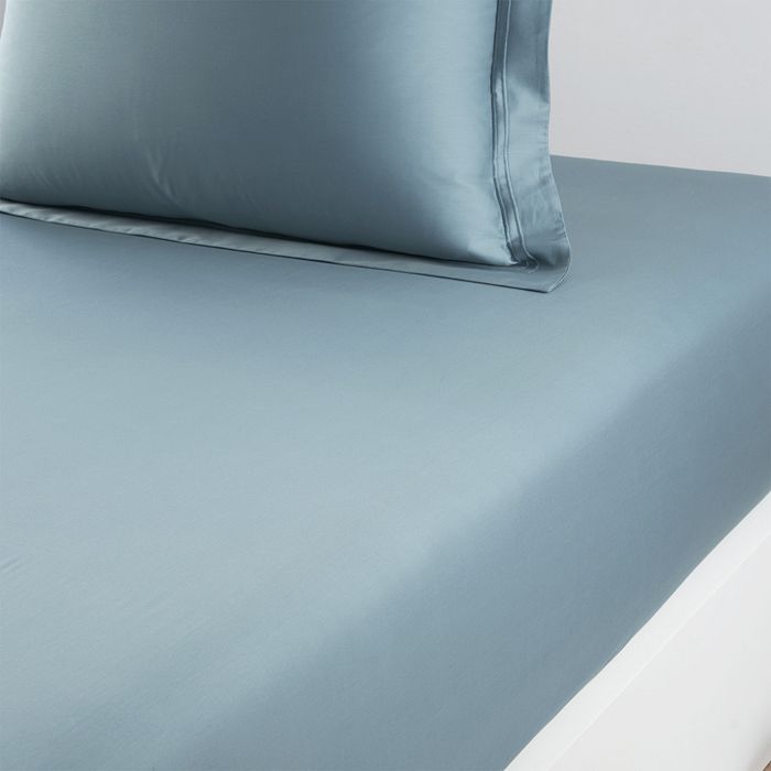 Yves Delorme Triomphe Fitted Sheet, Queen In Fjord