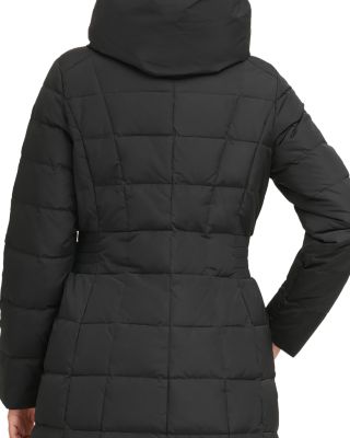 Zip-Front Puffer Coat