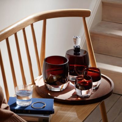 Whisky Club Peat Brown Tumblers, Set of 2