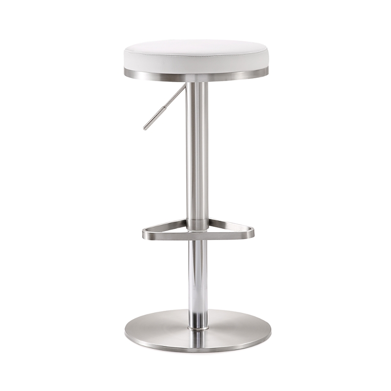 Tov Furniture Fano Stainless Steel Adjustable Barstool