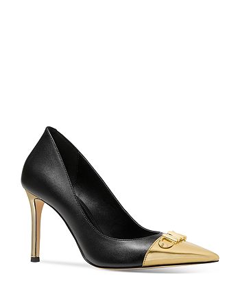 MICHAEL Michael Kors Women's Parker Embellished Pointed Toe High Heel ...