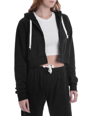 KatieJnyc - Women's Dylan Zip Crop Hoodie