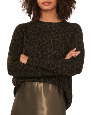 VINCE CAMUTO Elegant Leopard Print Sweater | Bloomingdale's